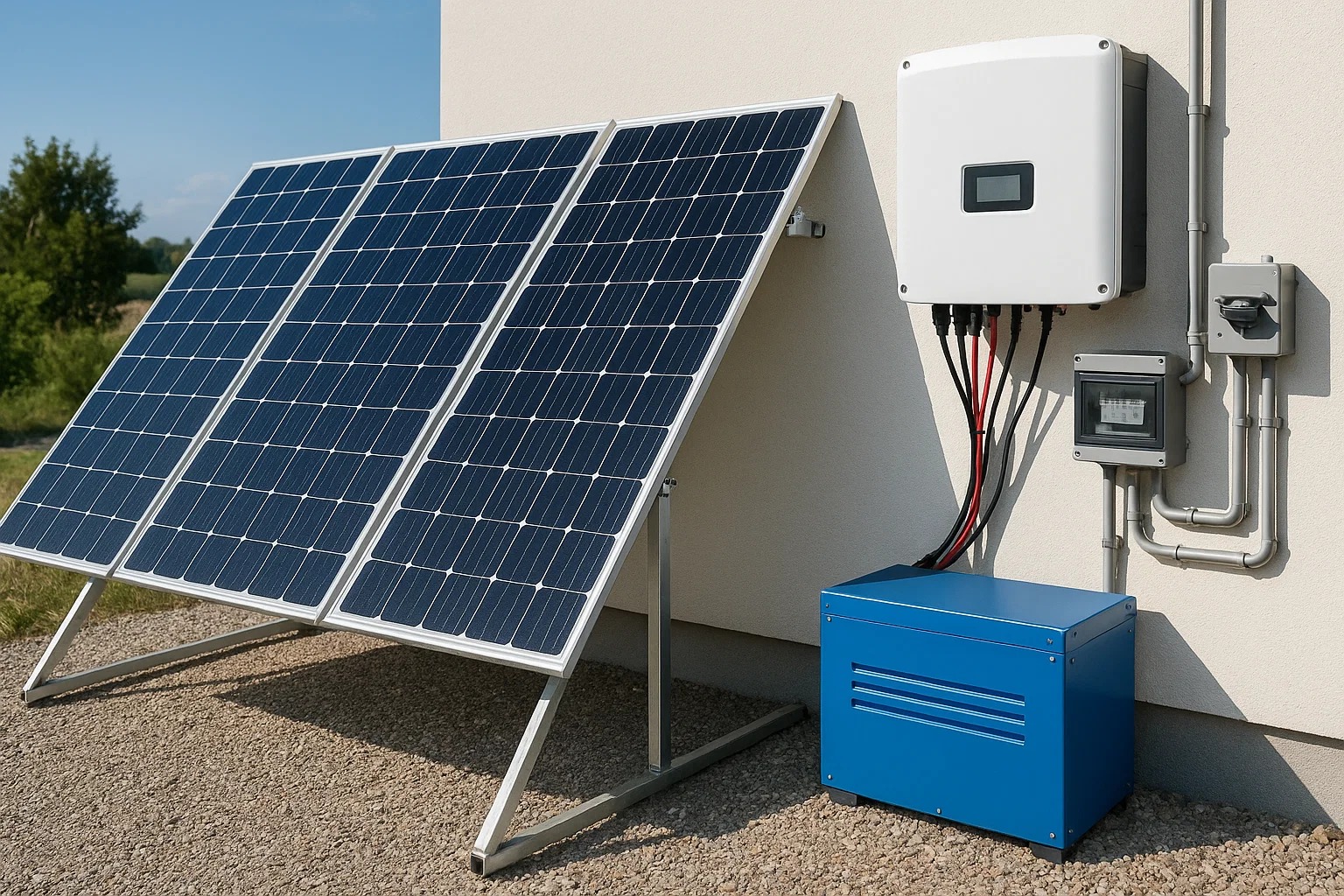What Are the Usual Components of an Off-Grid Solar Power System?